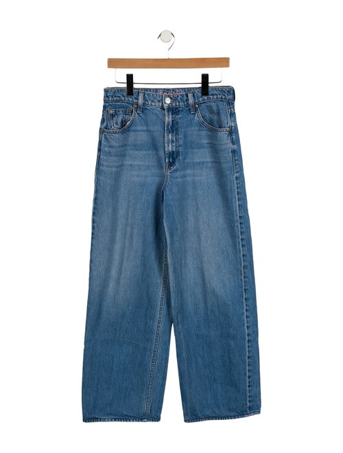 Mother High-Rise Wide Leg Jeans