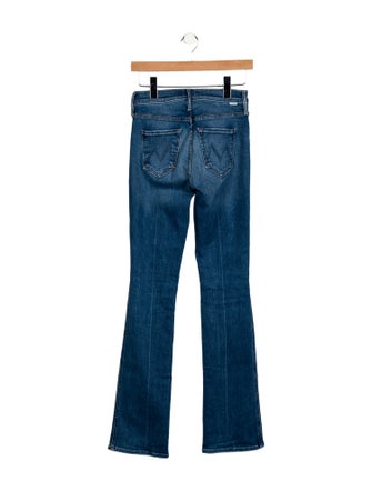 Mother Mid-Rise Straight Leg Jeans