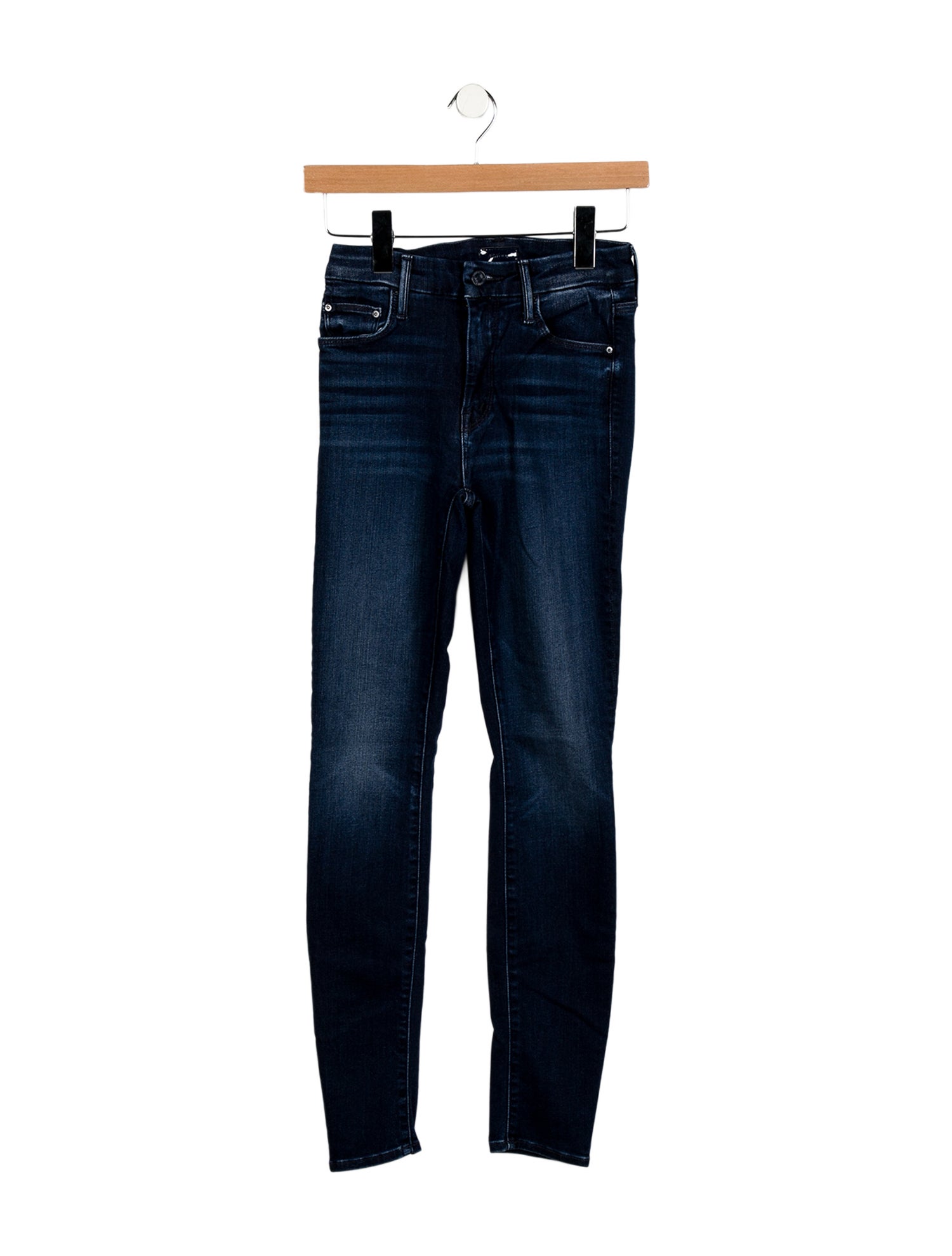 Mother Mid-Rise Skinny Leg Jeans