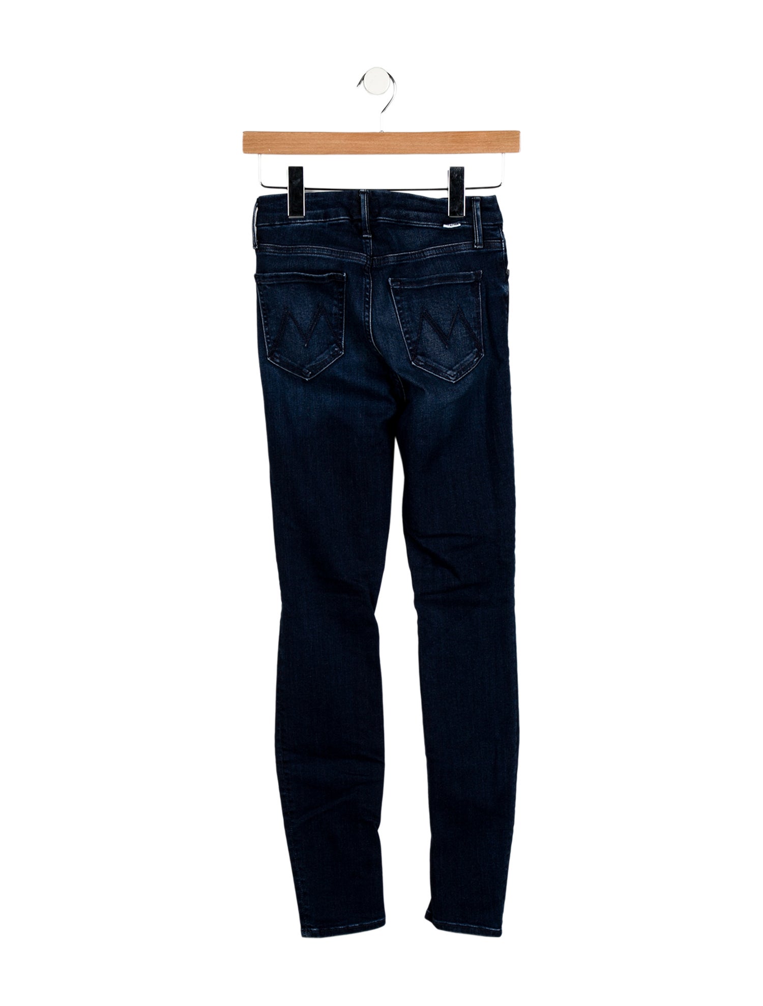 Mother Mid-Rise Skinny Leg Jeans