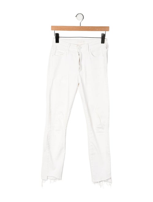 Mother Mid-Rise Skinny Leg Jeans