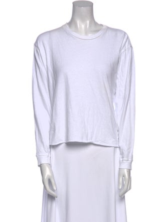 Mother Crew Neck Long Sleeve Top