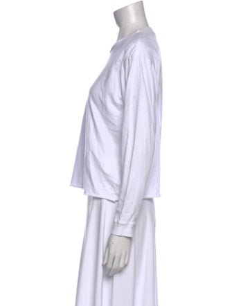 Mother Crew Neck Long Sleeve Top