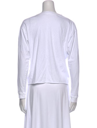 Mother Crew Neck Long Sleeve Top