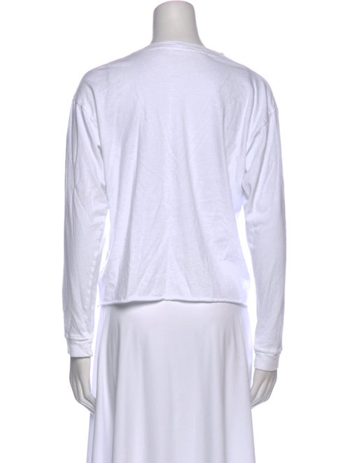 Mother Crew Neck Long Sleeve Top