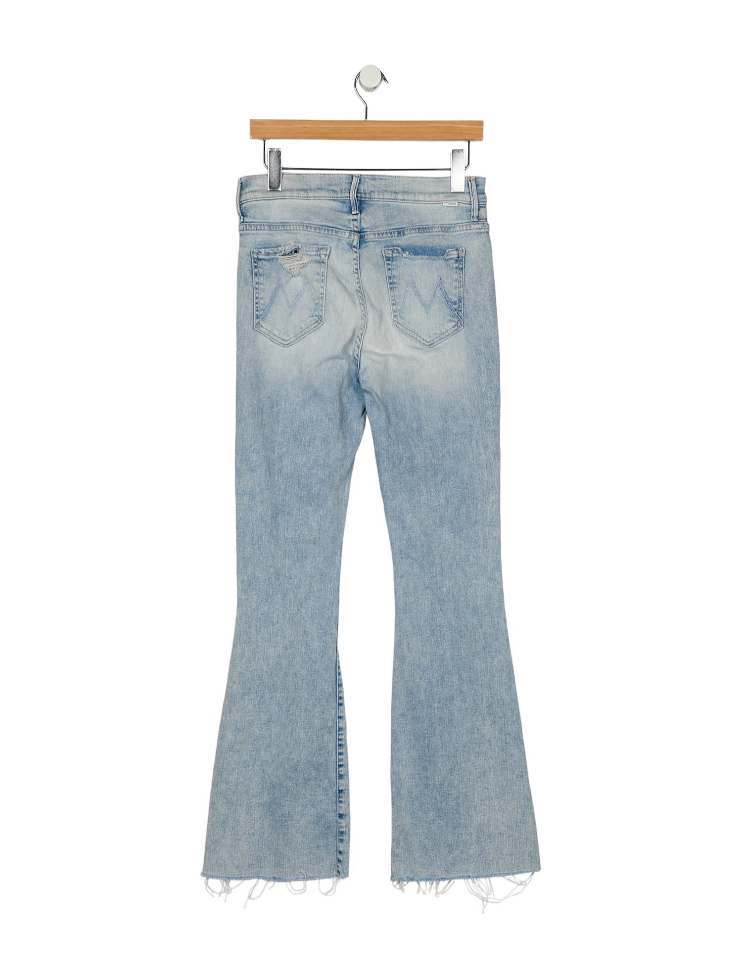 Mother Mid-Rise Wide Leg Jeans