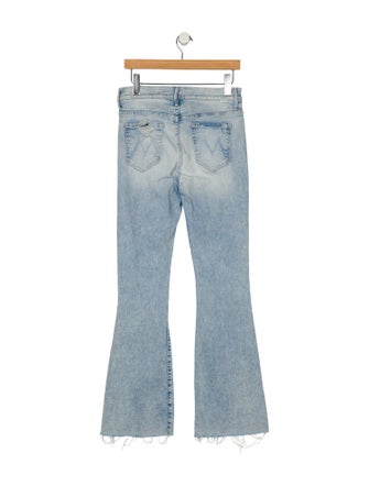 Mother Mid-Rise Wide Leg Jeans