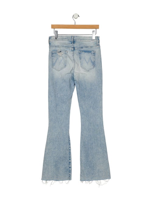 Mother Mid-Rise Wide Leg Jeans