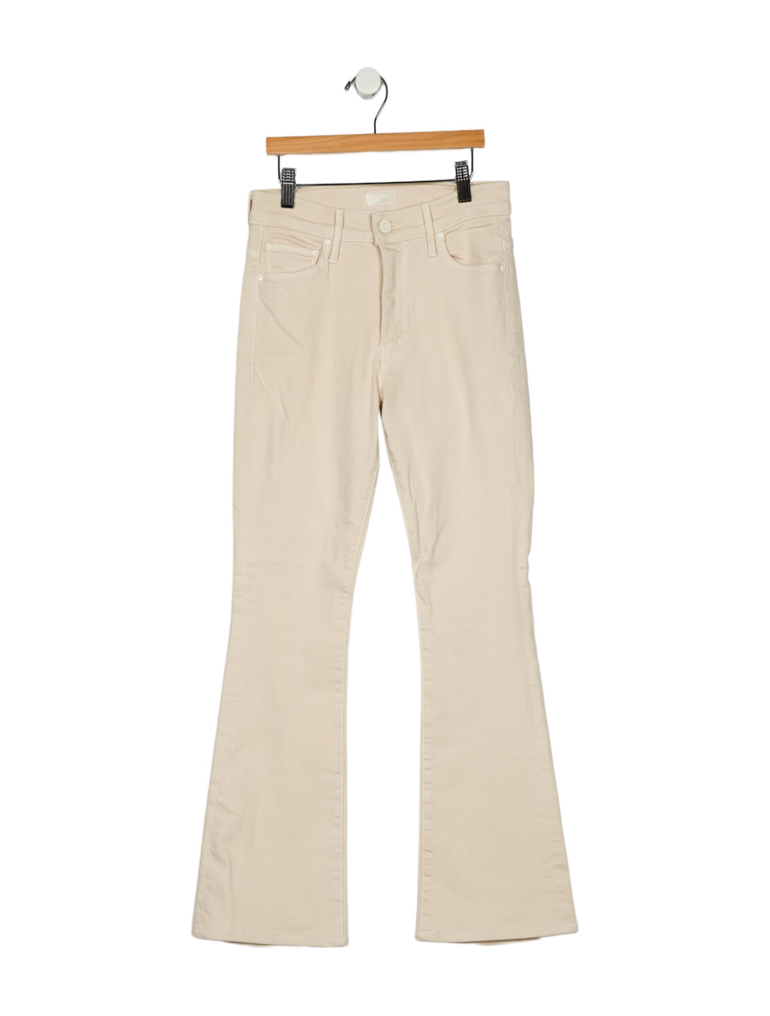 Mother Mid-Rise Wide Leg Jeans