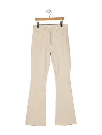Mother Mid-Rise Wide Leg Jeans