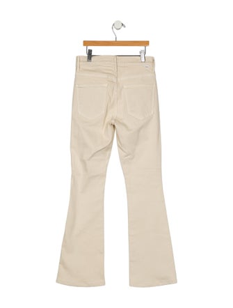 Mother Mid-Rise Wide Leg Jeans
