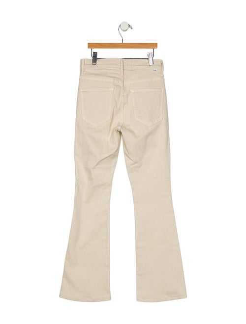 Mother Mid-Rise Wide Leg Jeans