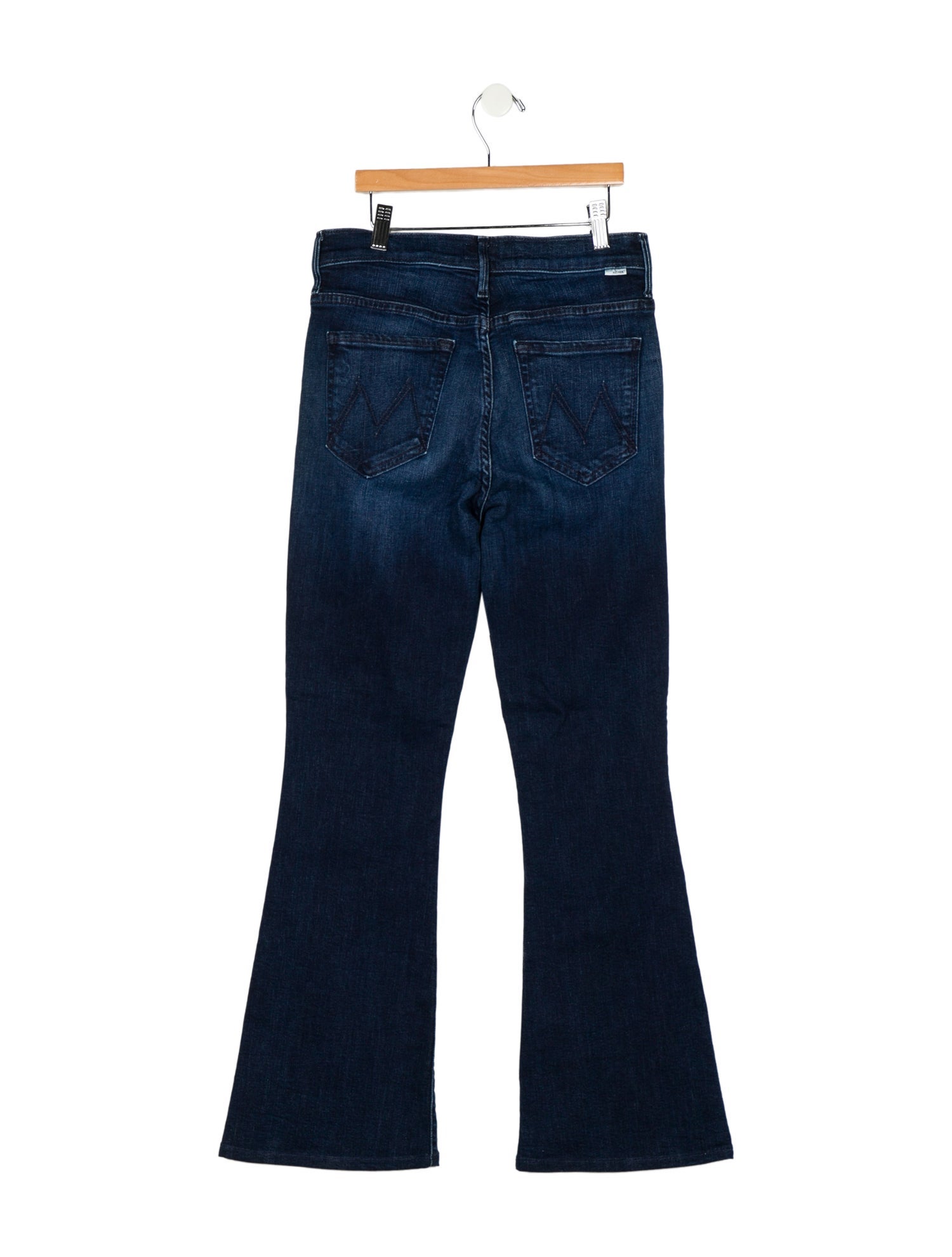 Mother Mid-Rise Wide Leg Jeans