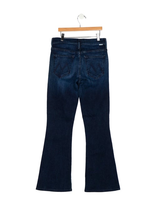Mother Mid-Rise Wide Leg Jeans