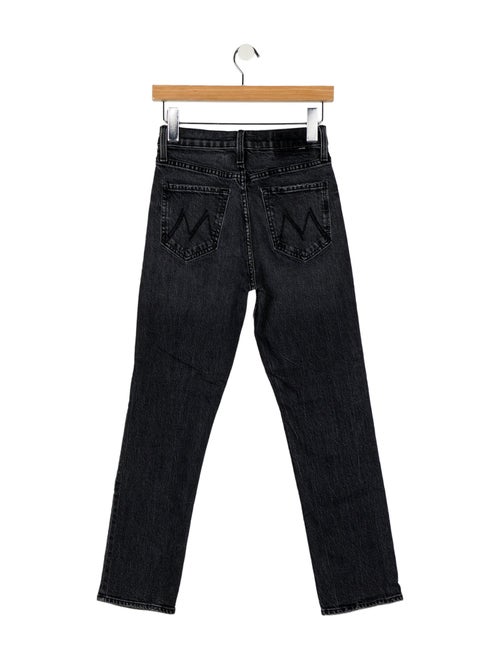 Mother Mid-Rise Straight Leg Jeans