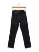 Mother Mid-Rise Straight Leg Jeans