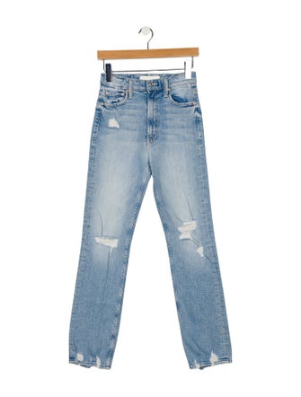 Mother High-Rise Straight Leg Jeans