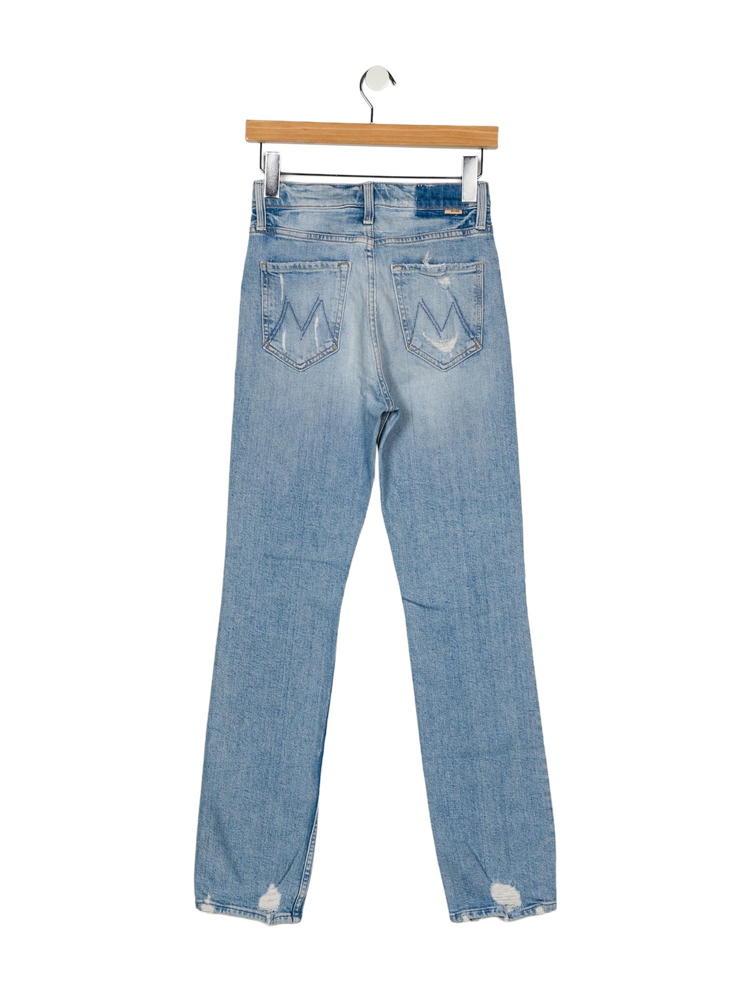 Mother High-Rise Straight Leg Jeans
