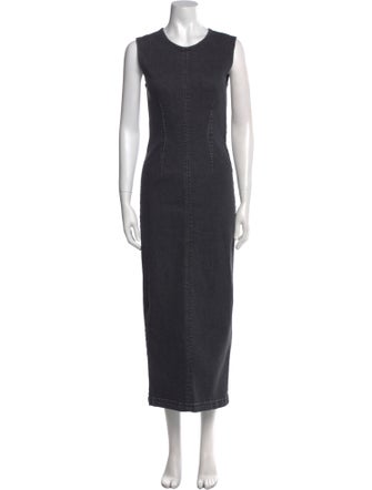 Mother Crew Neck Long Dress