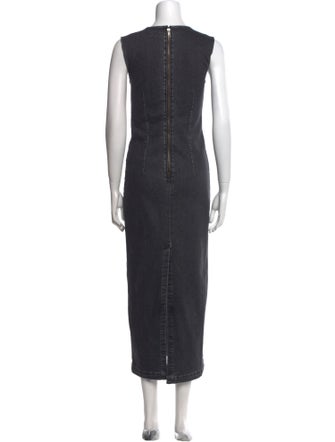 Mother Crew Neck Long Dress