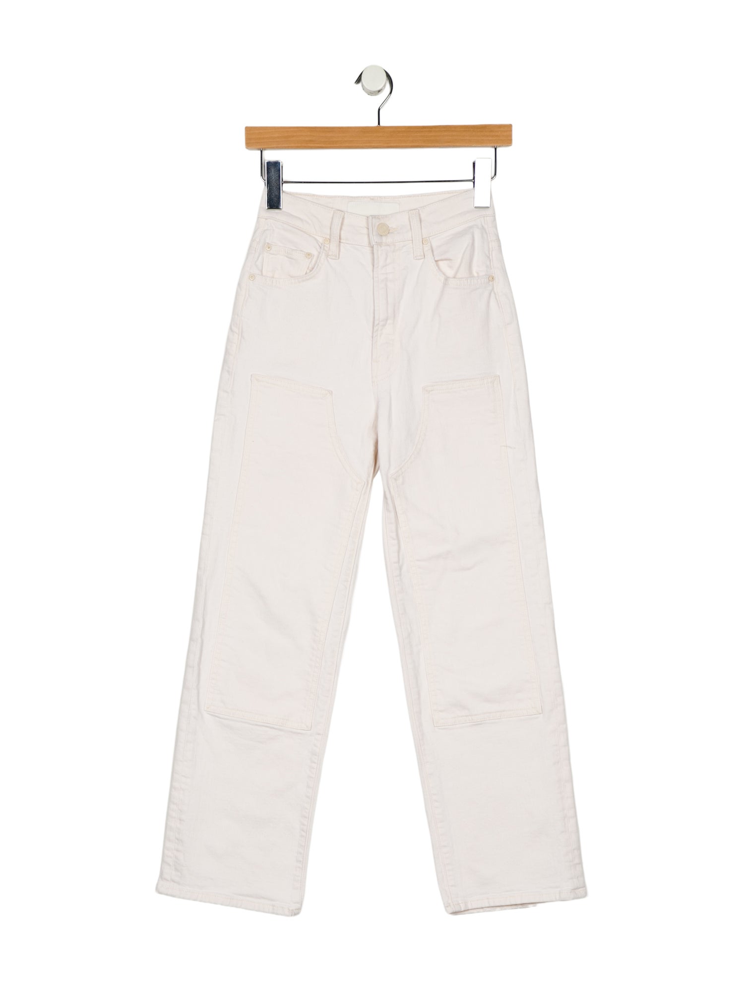 Mother Mid-Rise Straight Leg Jeans