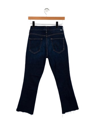 Mother Mid-Rise Straight Leg Jeans