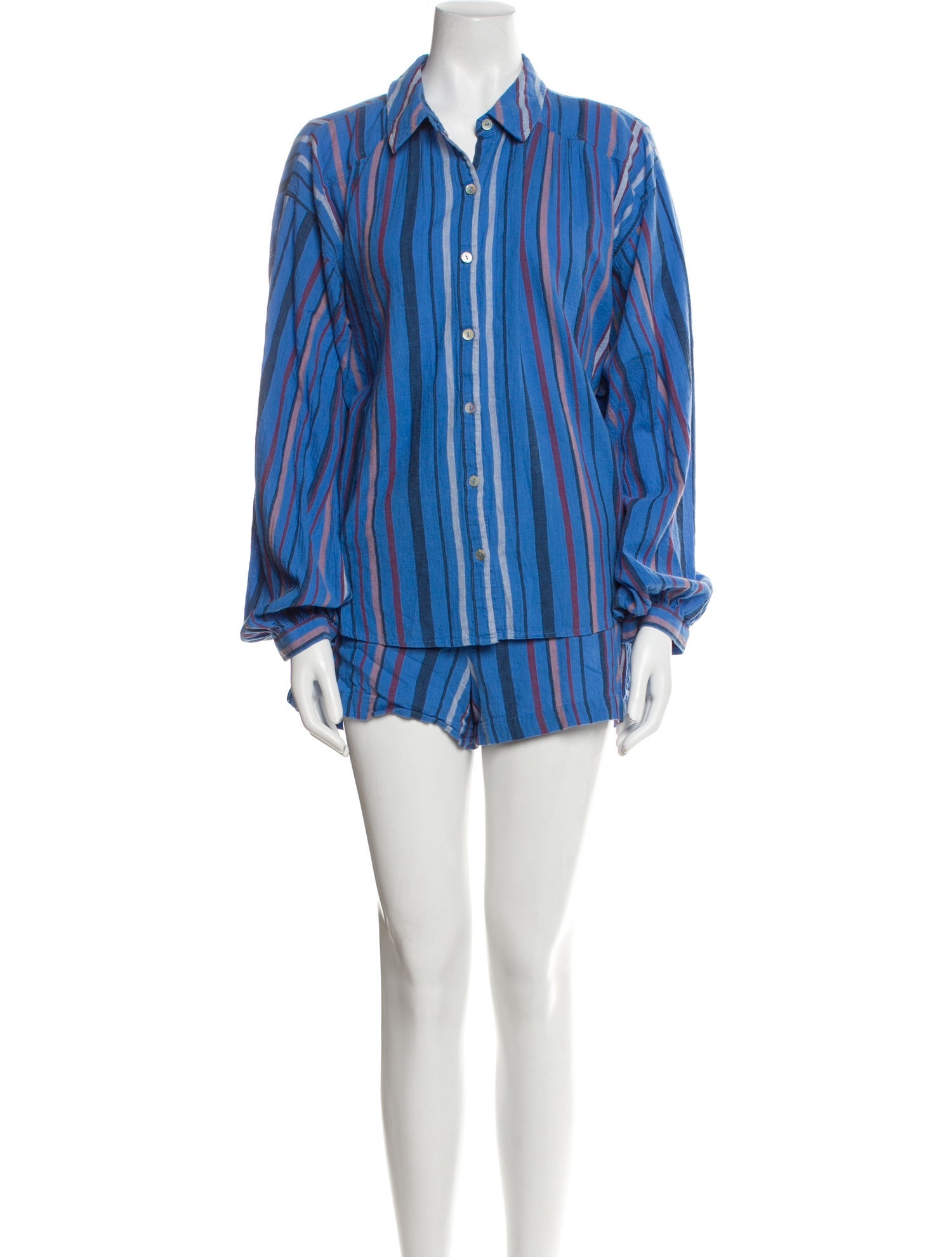 Mother Striped Short Set