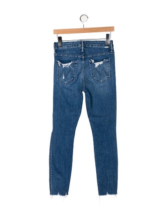 Mother Mid-Rise Skinny Leg Jeans