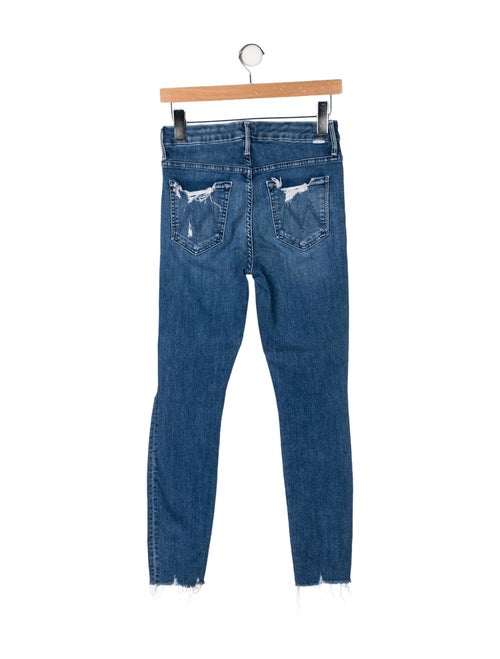 Mother Mid-Rise Skinny Leg Jeans