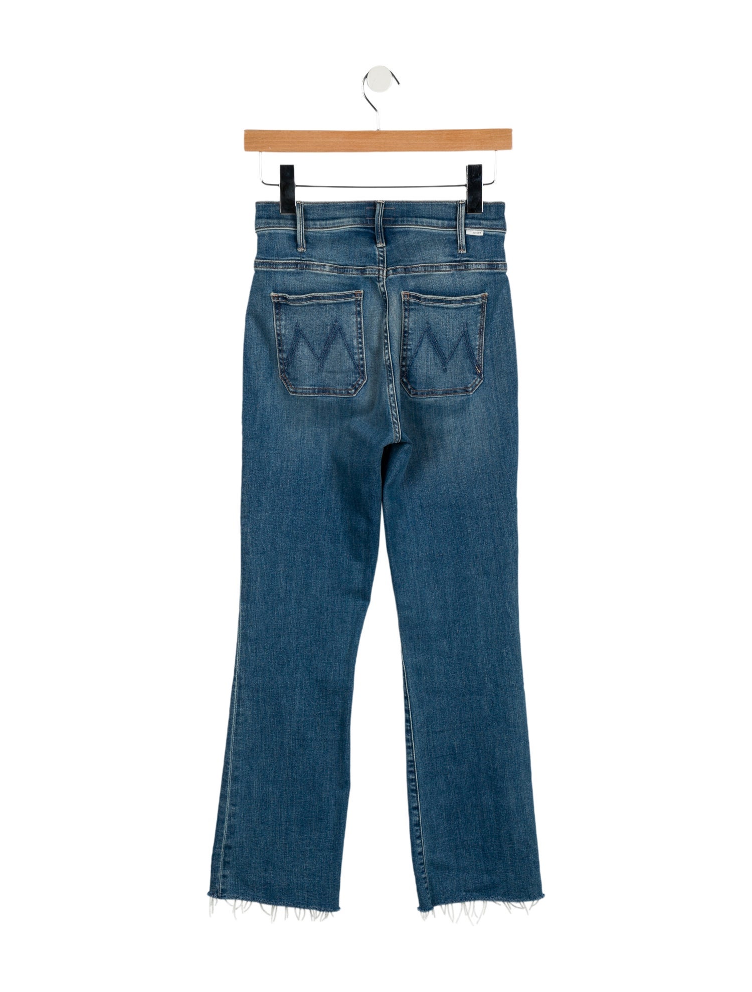 Mother Mid-Rise Straight Leg Jeans