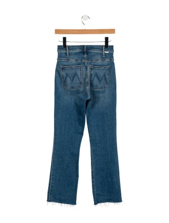Mother Mid-Rise Straight Leg Jeans