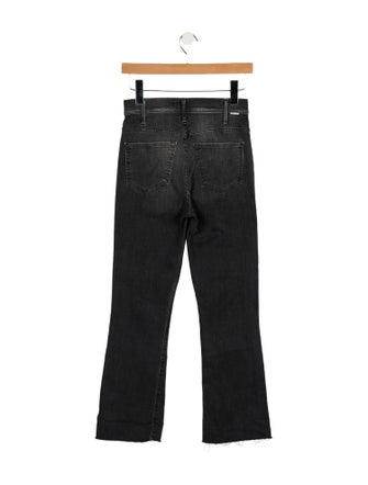 Mother Mid-Rise Straight Leg Jeans