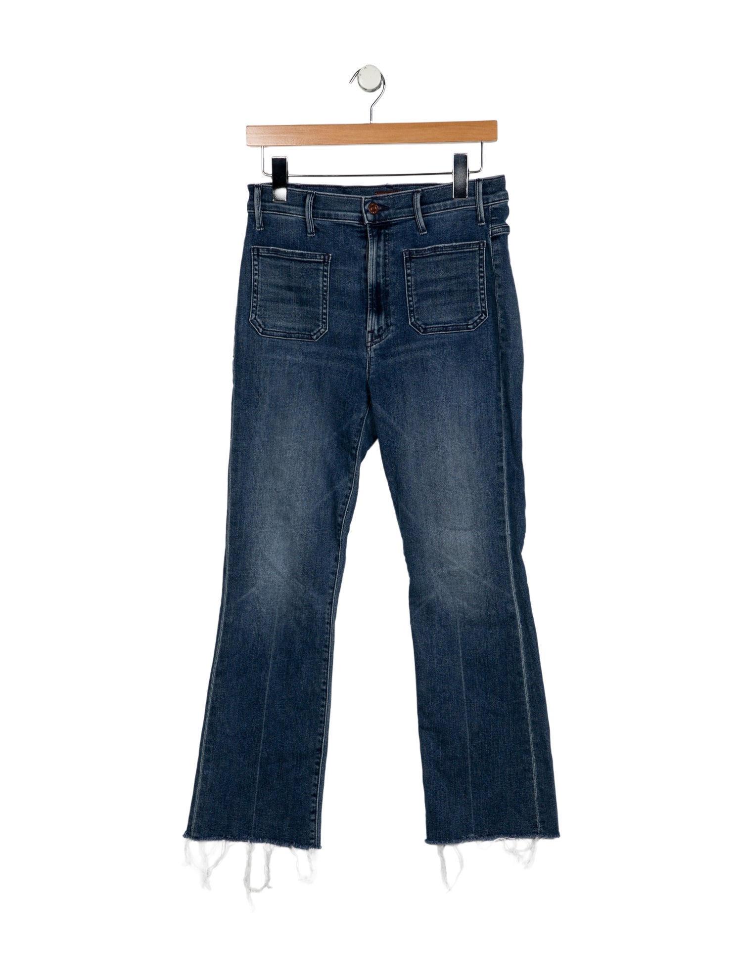 Mother Mid-Rise Straight Leg Jeans