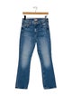 Mother Mid-Rise Straight Leg Jeans