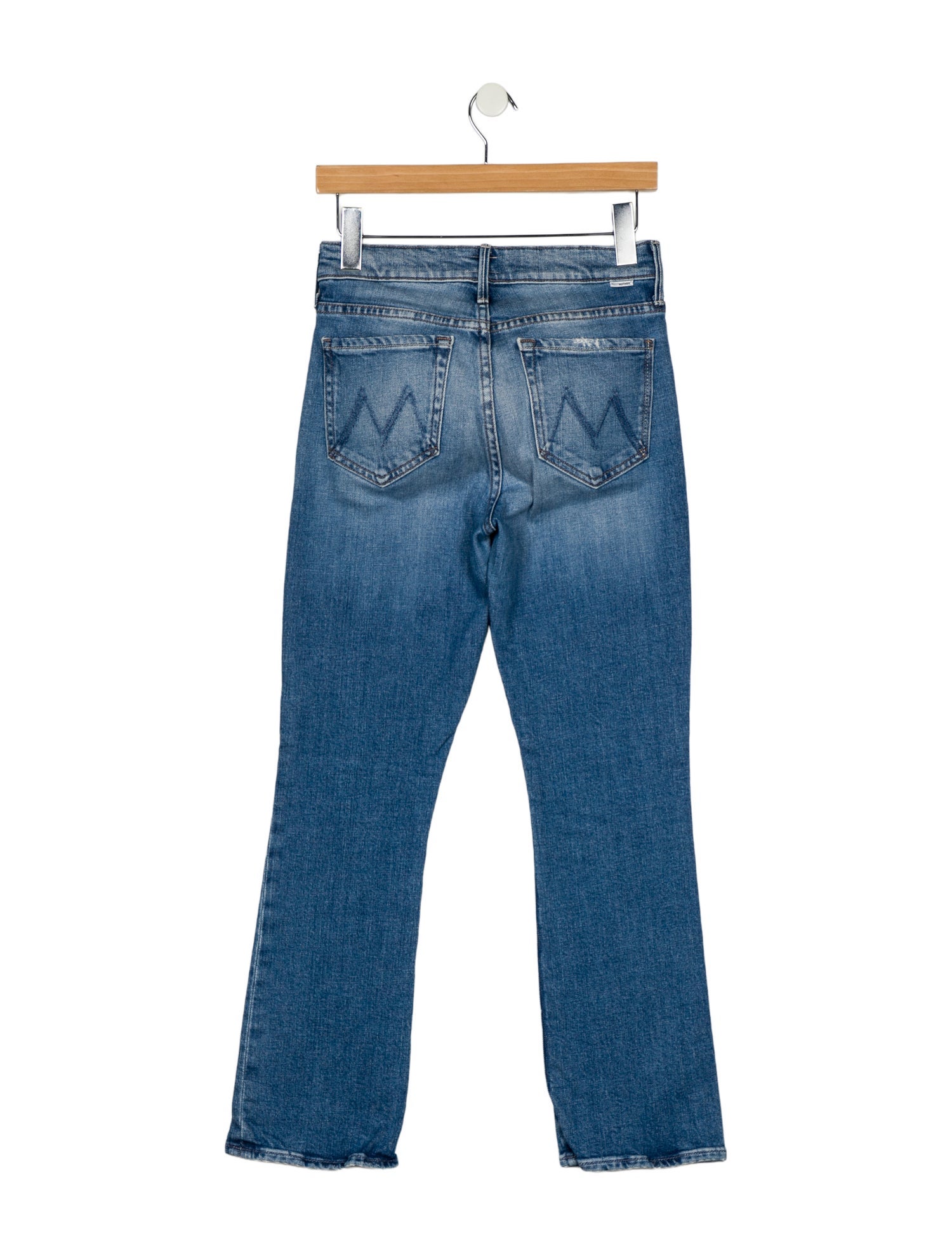 Mother Mid-Rise Straight Leg Jeans