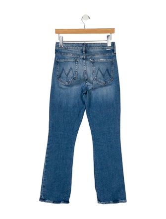 Mother Mid-Rise Straight Leg Jeans