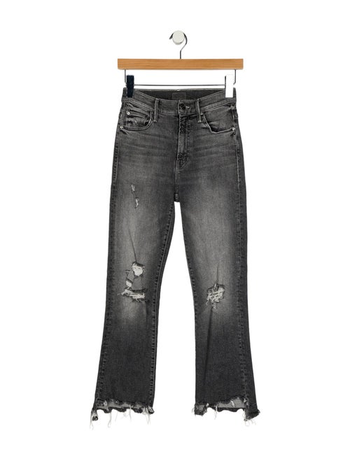 Mother Mid-Rise Straight Leg Jeans