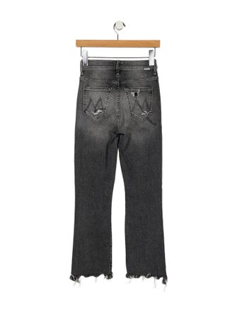 Mother Mid-Rise Straight Leg Jeans