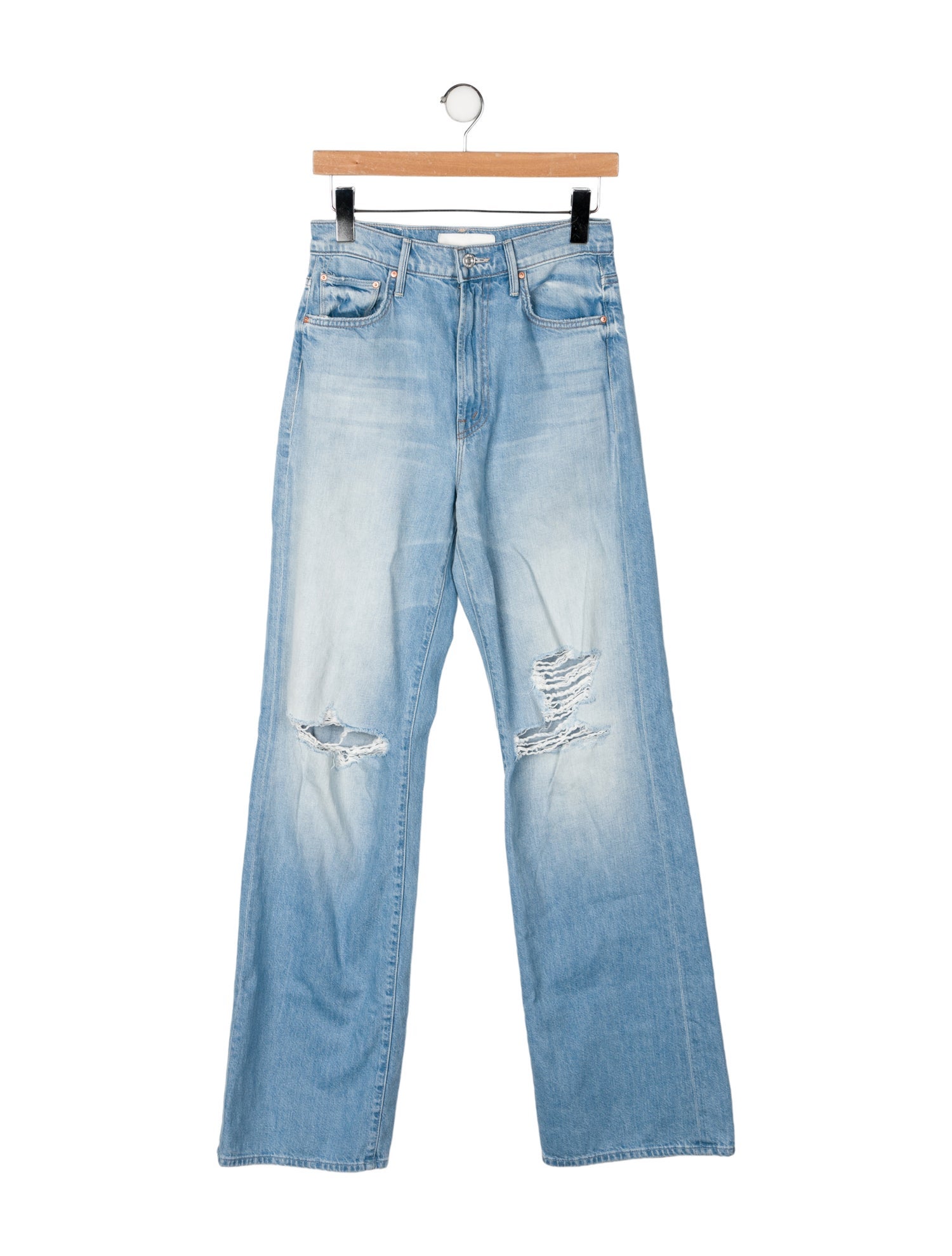 Mother High-Rise Wide Leg Jeans