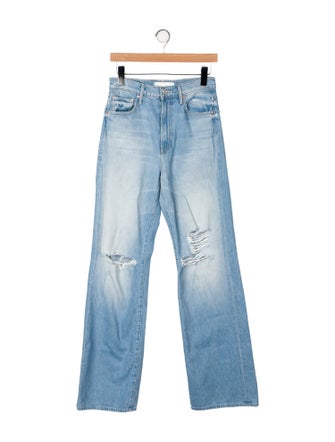 Mother High-Rise Wide Leg Jeans