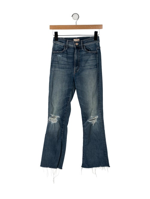 Mother Mid-Rise Straight Leg Jeans