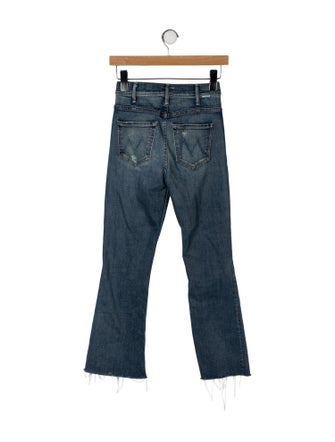 Mother Mid-Rise Straight Leg Jeans