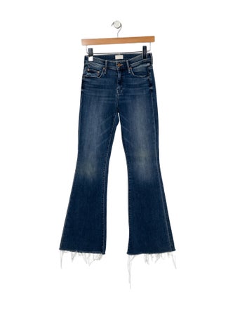 Mother Mid-Rise Wide Leg Jeans
