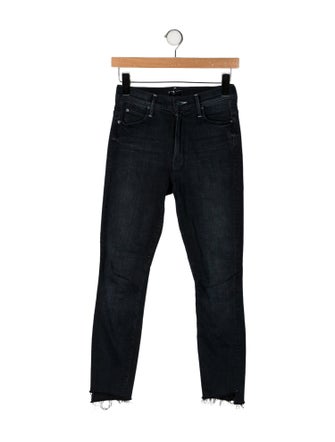 Mother Mid-Rise Skinny Leg Jeans