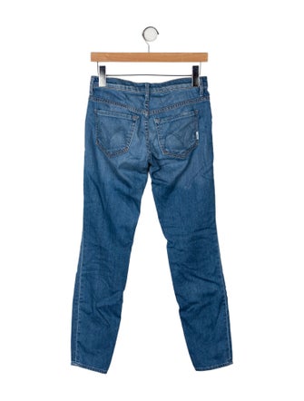 Mother Low-Rise Skinny Leg Jeans
