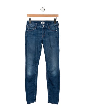 Mother Low-Rise Skinny Leg Jeans