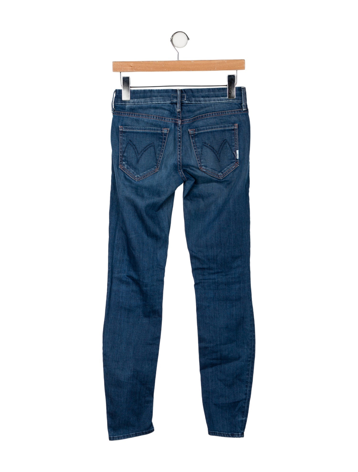 Mother Low-Rise Skinny Leg Jeans