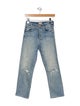 Mother Mid-Rise Straight Leg Jeans