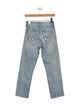Mother Mid-Rise Straight Leg Jeans
