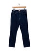 Mother Mid-Rise Straight Leg Jeans